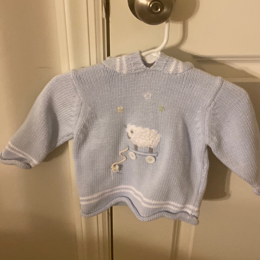 6 month Hartstrings Sheep Sweater